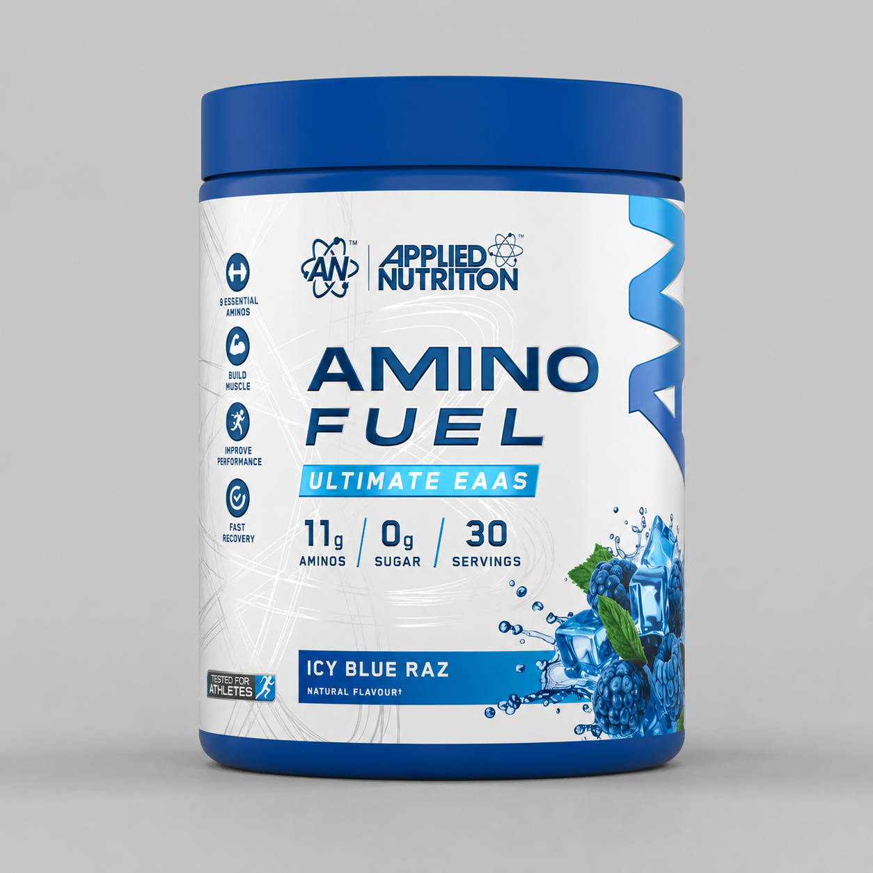 أبلايد نيوترشن (Applied Nutrition) أمينو فيول (Amino Fuel) – آيسي بلو راز – 390 جم (30 حصة)