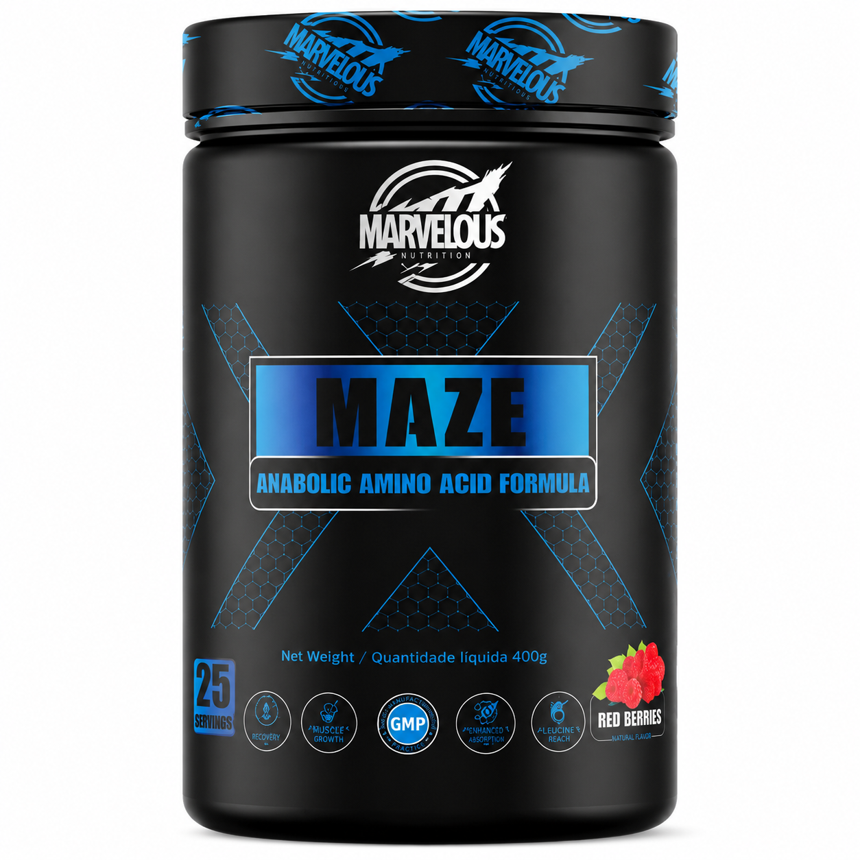 مارفليوس (Marvelous) مايز (Maze) – توت أحمر – 400 جم (25 حصة)