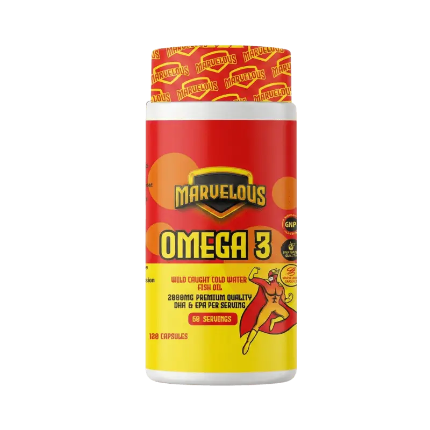 مارفليوس (Marvelous) أوميجا 3 (Omega 3) – 120 كبسولة (60 حصة)